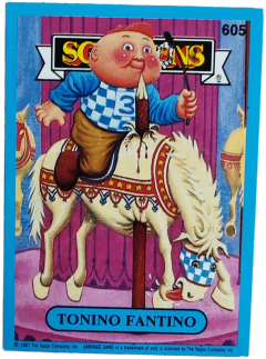 album sticker TONINO FANTINO, no. 605 — Sgorbions serie 3