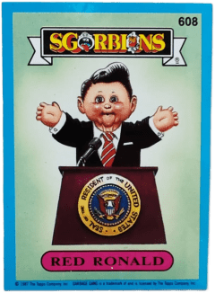 album sticker RED RONALD, no. 608 — Sgorbions serie 3