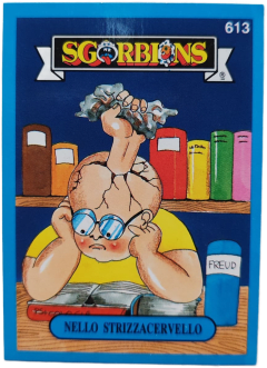 album sticker NELLO STRIZZACERVELLO, no. 613 — Sgorbions serie 3