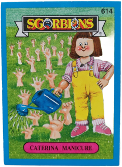 album sticker CATERINA MANICURE, no. 614 — Sgorbions serie 3