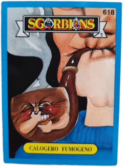 album sticker CALOGERO FUMOGENO, no. 618 — Sgorbions serie 3