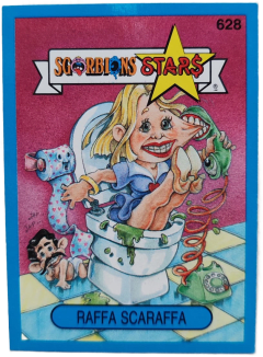 album sticker RAFFA SCARAFFA, no. 628 — Sgorbions serie 3