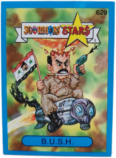 album sticker B.U.S.H., no. 629 — Sgorbions serie 3