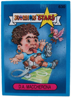 album sticker D.A. MACCHERONA, no. 630 — Sgorbions serie 3