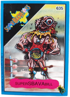 album sticker SUPER SBAVABILL, no. 635 — Sgorbions serie 3