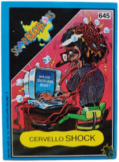 album sticker CERVELLO SHOCK, no. 645 — Sgorbions serie 3