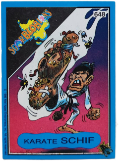 album sticker KARATE SCHIF, no. 648 — Sgorbions serie 3