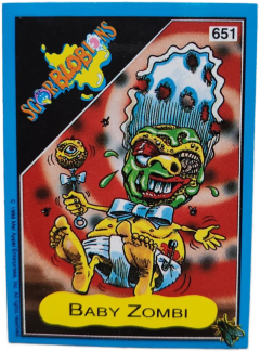 album sticker BABY ZOMBI, no. 651 — Sgorbions serie 3