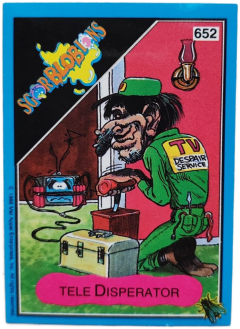 album sticker TELE DISPERATOR, no. 652 — Sgorbions serie 3