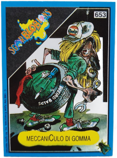 album sticker MECCANICULO DI GOMMA, no. 653 — Sgorbions serie 3