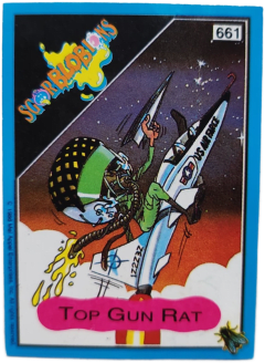 album sticker TOP GUN RAT, no. 661 — Sgorbions serie 3