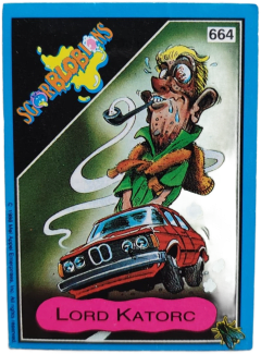 album sticker LORD KATORC, no. 664 — Sgorbions serie 3