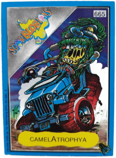 album sticker CAMELATROPHYA, no. 665 — Sgorbions serie 3