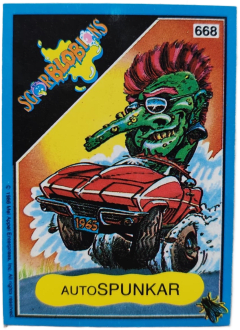 album sticker AUTOSPUNKAR, no. 668 — Sgorbions serie 3