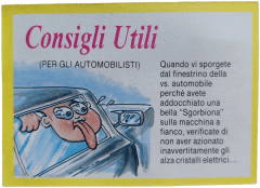 retro CONSIGLI UTILI (PER GLI AUTOMOBILISTI) — Sgorbions serie 3