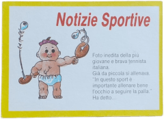 retro GIOVANE TENNISTA — Sgorbions serie 3