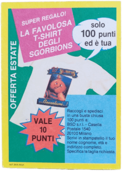 retro OFFERTA ESTATE — Sgorbions serie 3