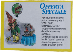 retro PALLONE STRANGOLONE — Sgorbions serie 3