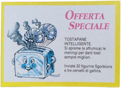retro TOSTAPANE INTELLIGENTE — Sgorbions serie 3