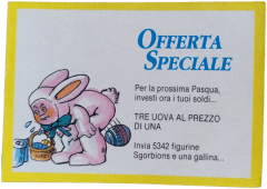 retro TRE UOVA AL PREZZO DI UNA — Sgorbions serie 3