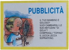 retro BAMBINO GOLOSO — Sgorbions serie 3
