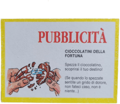 retro CIOCCOLATINI DELLA FORTUNA — Sgorbions serie 3