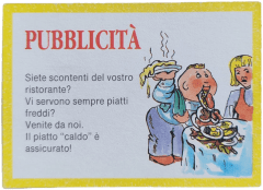 retro PIATTO CALDO — Sgorbions serie 3