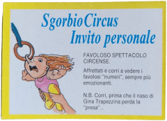retro INVITO PERSONALE — Sgorbions serie 3