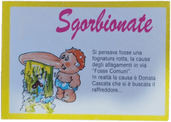retro DONATA CASCATA — Sgorbions serie 3