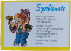 retro SERVIZIO A DOMICILIO — Sgorbions serie 3