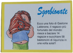 retro GASTONE LABBRONE — Sgorbions serie 3