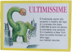 retro MOSTRO DEL LAGO DI LOCKNESS — Sgorbions serie 3