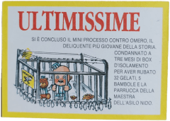 retro OMERO IL DELINQUENTE — Sgorbions serie 3