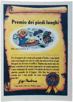 retro PREMIO DEI PIEDI LUNGHI — Sgorbions serie 1