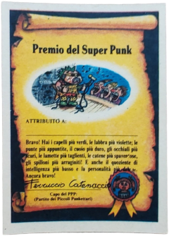 retro PREMIO DEL SUPER PUNK — Sgorbions serie 1