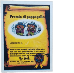 retro PREMIO DI PAPPAGALLO — Sgorbions serie 1