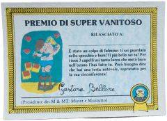 retro PREMIO DI SUPER VANITOSO — Sgorbions serie 1