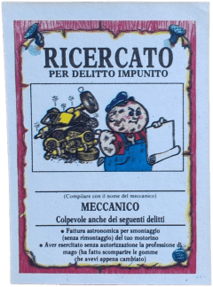 retro RICERCATO PER DELITTO IMPUNITO — Sgorbions serie 1