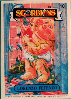 album sticker LORENZO FETENZO, no. 10 — Sgorbions serie 1