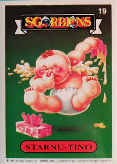 album sticker STARNU-TINO, no. 19 — Sgorbions serie 1