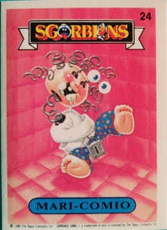 album sticker MARI-COMIO, no. 24 — Sgorbions serie 1