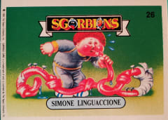 album sticker SIMONE LINGUACCIONE, no. 26 — Sgorbions serie 1