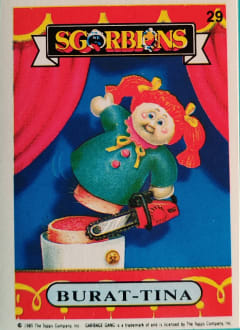 album sticker BURAT-TINA, no. 29 — Sgorbions serie 1