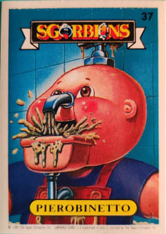 album sticker PIEROBINETTO, no. 37 — Sgorbions serie 1