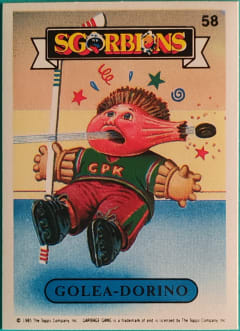 album sticker GOLEA-DORINO, no. 58 — Sgorbions serie 1