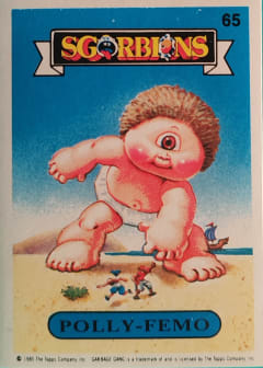 album sticker POLLY-FEMO, no. 65 — Sgorbions serie 1