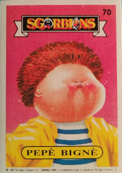 album sticker PEPÈ BIGNÈ, no. 70 — Sgorbions serie 1