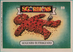 album sticker AUGUSTO TUTTOGUSTO, no. 89 — Sgorbions serie 1