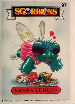 album sticker VESPA TERESA, no. 97 — Sgorbions serie 1
