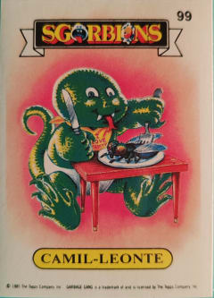 album sticker CAMIL-LEONTE, no. 99 — Sgorbions serie 1
